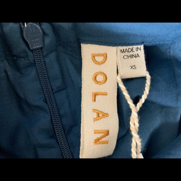 Anthropologie Dolan Jumpsuit Open Back Alicia Blue XS New - Picture 3 of 7